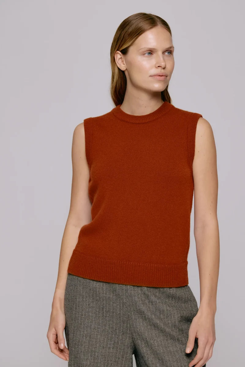 Eili Vest Burnt Orange