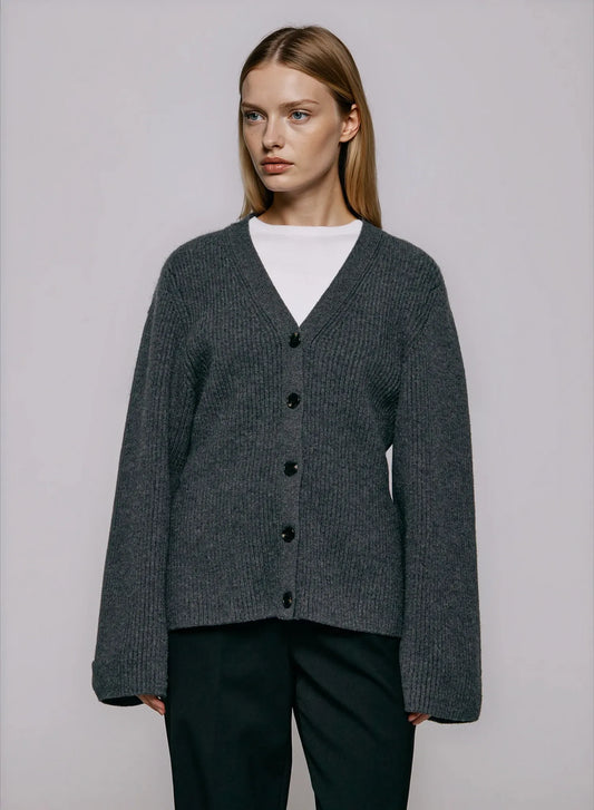 Ragna Cardigan Dark Grey