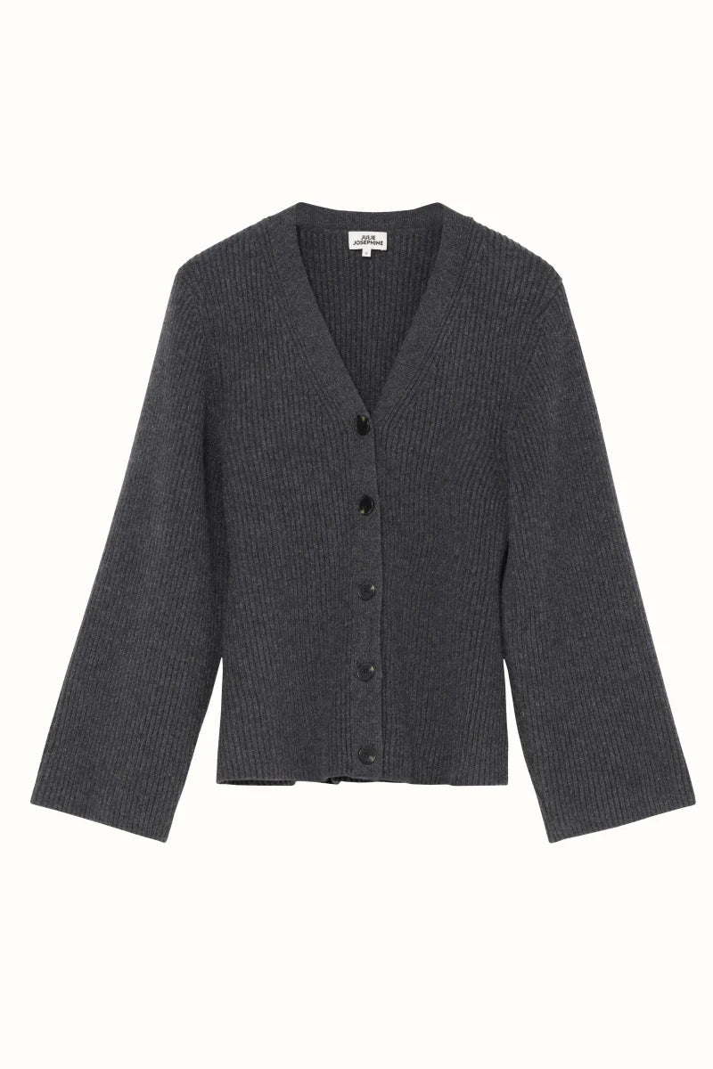 Ragna Cardigan Dark Grey